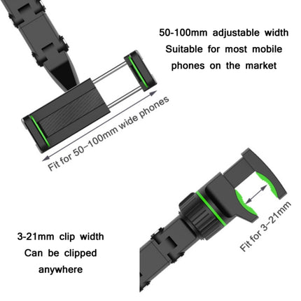 Multifunctional Vehicle-mounted Video Shooting Rearview Mirror Bracket(Grey)-garmade.com