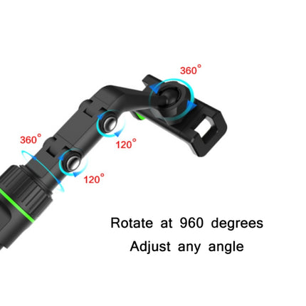 Multifunctional Vehicle-mounted Video Shooting Rearview Mirror Bracket(Grey)-garmade.com