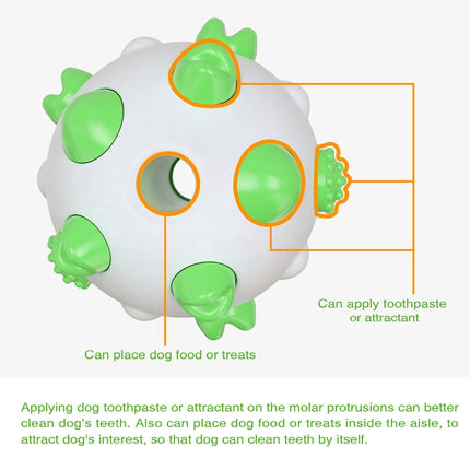 Spherical Dog Toy Molar Stick Bite-Resistant Toothbrush(Yellow)-garmade.com