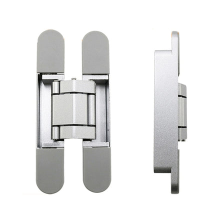 Three-Dimensional Adjustable Cross Hinge Folding Door Concealed Hinge, Specification: No. 2 Sand Silver 60kg-garmade.com