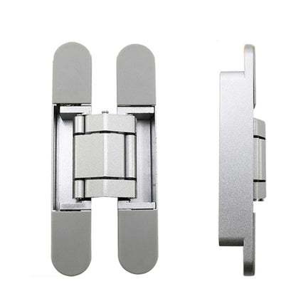 Three-Dimensional Adjustable Cross Hinge Folding Door Concealed Hinge, Specification: No. 4 Sand Silver 80kg-garmade.com