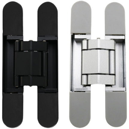 Three-Dimensional Adjustable Cross Hinge Folding Door Concealed Hinge, Specification: No. 4 Sand Silver 80kg-garmade.com