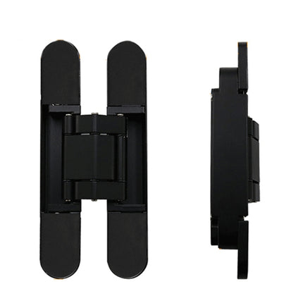 Three-Dimensional Adjustable Cross Hinge Folding Door Concealed Hinge, Specification: No. 1 Dumb Black 40kg-garmade.com
