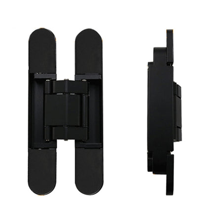 Three-Dimensional Adjustable Cross Hinge Folding Door Concealed Hinge, Specification: No. 3 Dumb Black 80kg-garmade.com