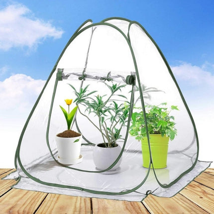 Foldable Portable Gardening Rain-Shading Greenhouse, Specification: 70x70x80cm-garmade.com