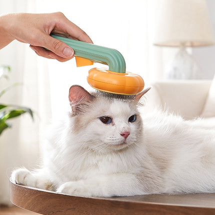 Cat Comb Remove Floating Hair Dog Comb(Yellow)-garmade.com