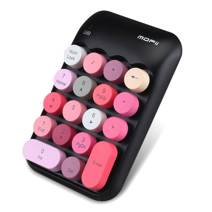 MOFii X910 2.4G 18 Keys 1600 DPI Wireless Numeric Keypad(Black)-garmade.com
