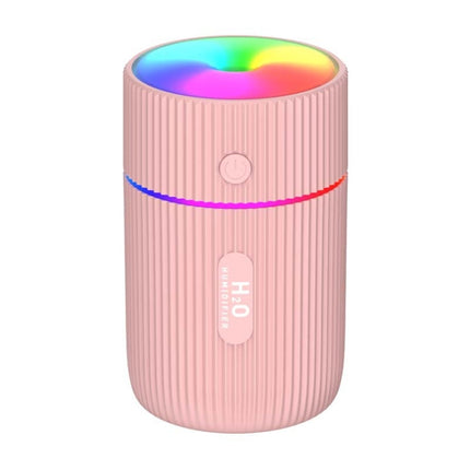 Colorful Cup Humidifier USB Mini Car Air Purifier(Pink)-garmade.com