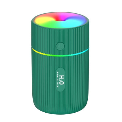 Colorful Cup Humidifier USB Mini Car Air Purifier(Green)-garmade.com