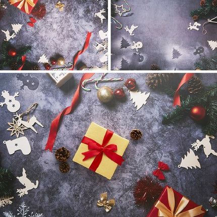 3D Stereo Double-Sided Photography Background Paper(Christmas Gray)-garmade.com