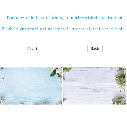 3D Stereo Double-Sided Photography Background Paper(Blue White)-garmade.com