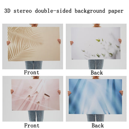 3D Stereo Double-Sided Photography Background Paper(Christmas Gray)-garmade.com