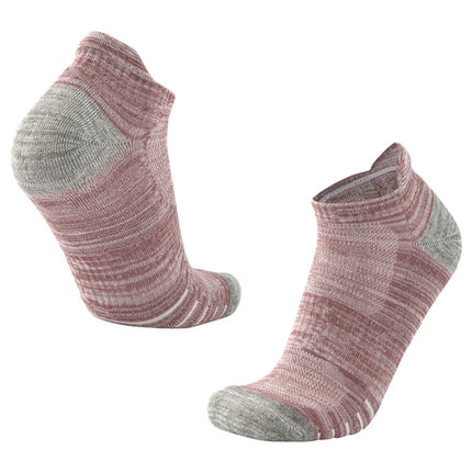 2 Pairs Thick Towel Bottom Non-Slip Sports Socks, Size: Free Size(Jujube Red)-garmade.com