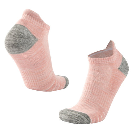 2 Pairs Thick Towel Bottom Non-Slip Sports Socks, Size: Free Size(Light Pink)-garmade.com
