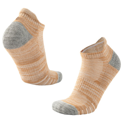 2 Pairs Thick Towel Bottom Non-Slip Sports Socks, Size: Free Size(Brown)-garmade.com