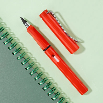 5 PCS No Ink No Need To Sharpen Drawing Sketch Pen Not Easy To Break Erasable HB Writing Pencil(Red)-garmade.com