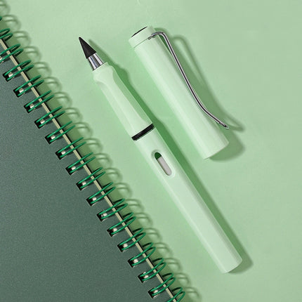 5 PCS No Ink No Need To Sharpen Drawing Sketch Pen Not Easy To Break Erasable HB Writing Pencil(Makaron Green)-garmade.com
