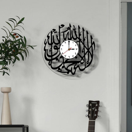 TM028 Acrylic Mute Art Watch Home Decoration Wall Clock(Indian)-garmade.com