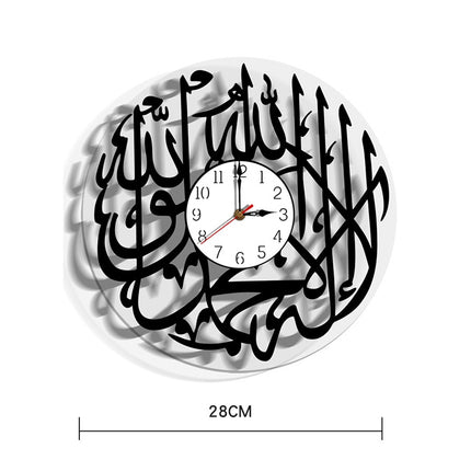 TM028 Acrylic Mute Art Watch Home Decoration Wall Clock(Number)-garmade.com