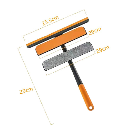Glass Brush Scratch 3 in 1 Multi-Function Screen Cleaning Brush(Orange)-garmade.com