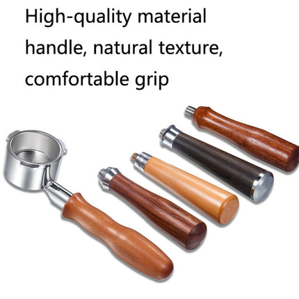 DL-1 Zinc Alloy Coffee Maker Bottomless Handle For Dongling, Style: Red Rosewood Straight-garmade.com