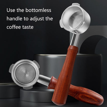 DL-1 Zinc Alloy Coffee Maker Bottomless Handle For Dongling, Style: Bamboo Without Buckle-garmade.com