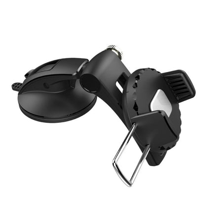 Car Diamond Suction Cup Mobile Phone Holder(Black)-garmade.com