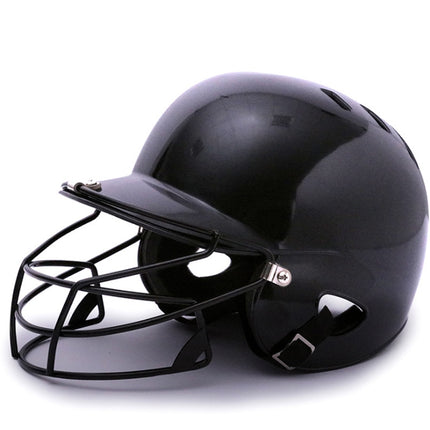 Head and Face Protection Baseball Helmet for Adults(Black)-garmade.com