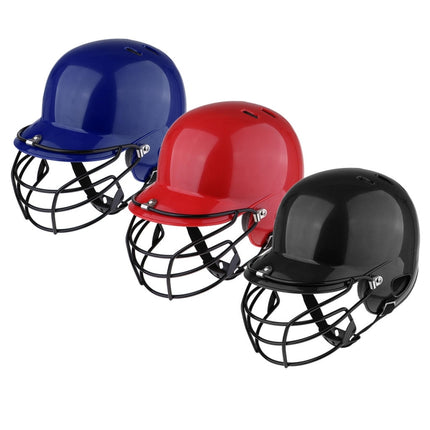 Head and Face Protection Baseball Helmet for Adults(Red)-garmade.com