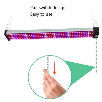 LED Growth Lamp Full Spectrum Plant Light Tube, Style: Large Four Rows 100cm(US Plug)-garmade.com