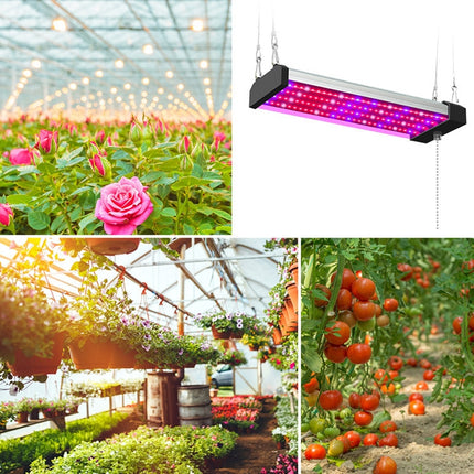 LED Growth Lamp Full Spectrum Plant Light Tube, Style: Large Four Rows 100cm(US Plug)-garmade.com