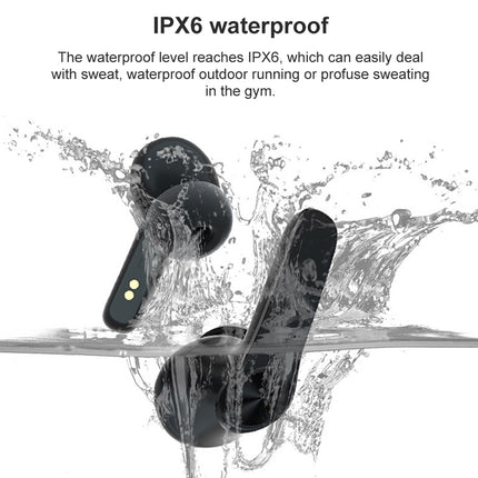 XT18 TWS Wireless Bluetooth 5.0 Heavy Bass Earphones with Digital Display(White)-garmade.com