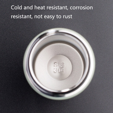 706 304 Stainless Steel Smart Insulation Water Cup(White)-garmade.com