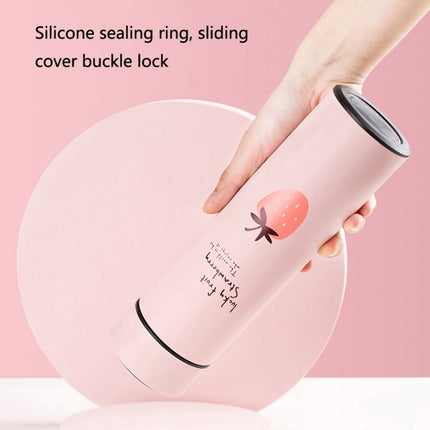 393 Mini Portable Smart Thermos Cup(Pink Strawberry)-garmade.com