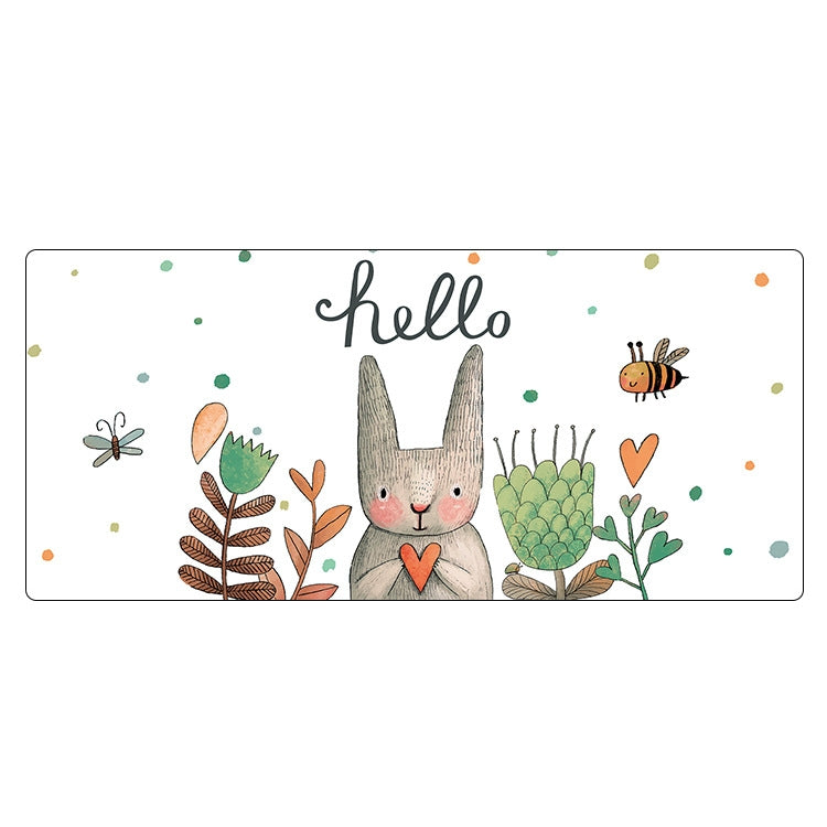 Cute Cartoon Non-Slip Desk Mat, Size: 400 x 900 x 3mm Seaming(006)-garmade.com