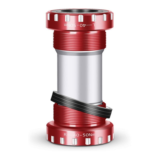 WEST BIKING Mountain Road Bike Screw-In Bearing Bottom Axle(Red)-garmade.com