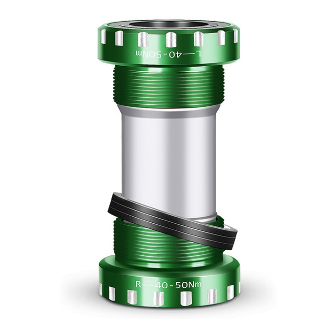 WEST BIKING Mountain Road Bike Screw-In Bearing Bottom Axle(Green)-garmade.com