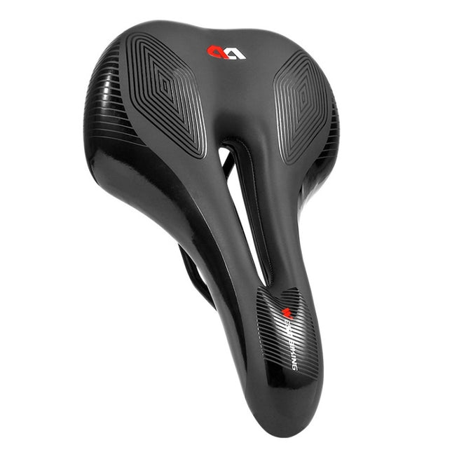 WEST BIKING Bicycle Riding Comfortable Silicone Saddle, Style: Rhombus Annual Wheel (Sponge)-garmade.com