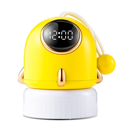 TW-L47 Small Rocket Portable Clock LED Projection Lamp(Yellow)-garmade.com