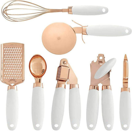 BXGN7-01 7 in 1 Household Kitchen Gadgets Set, Style: Color Box(White)-garmade.com
