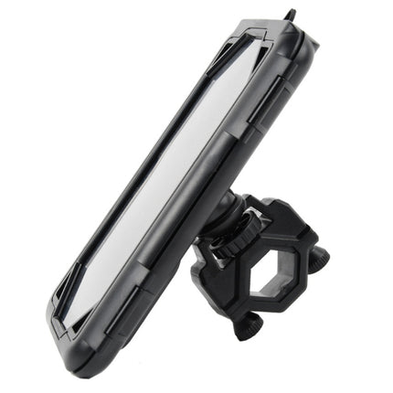 Motorcycle Bicycle Waterproof Mobile Phone Holder, Style: Handlebar (7 inch)-garmade.com