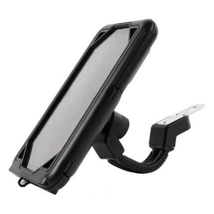 Motorcycle Bicycle Waterproof Mobile Phone Holder, Style: Rearview Mirror (7 inch)-garmade.com