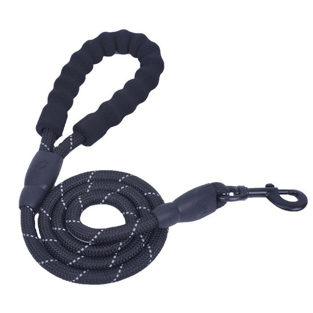 Pet Supplies Reflective Dog Pull Rope, Size: Length 150cm Thick 1.2cm(Black)-garmade.com