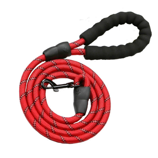 Pet Supplies Reflective Dog Pull Rope, Size: Length 150cm Thick 1.2cm(Red)-garmade.com