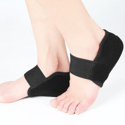 1 Pair Heel Protective Cover Shock Absorption Comfortable Booster, Size: S (36-40) 1cm(Black)-garmade.com