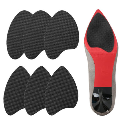 5 Pairs High Heel Shoes Anti-Skid Patch(Pointer Head Black)-garmade.com