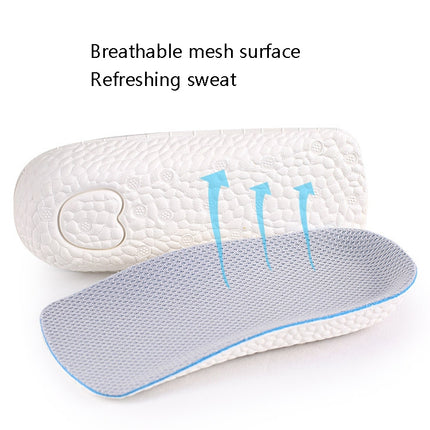 2 Pairs Increased Half Pad Breathable Shock Absorbing Exercise Anti-Skid Pad, Size: 1.5cm(Grey)-garmade.com