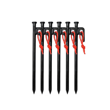 6 PCS 20cm Outdoor Camping Windproof Fixed Canopy Ground Nails-garmade.com