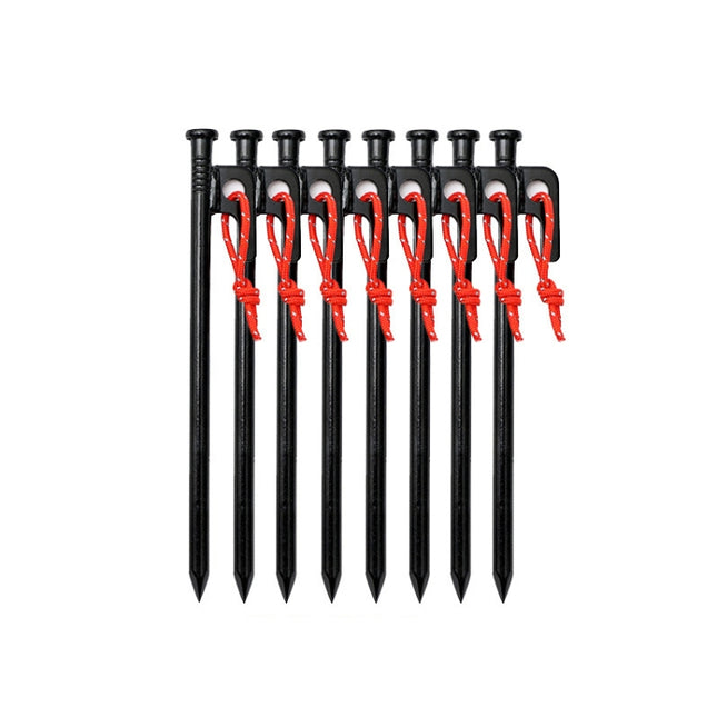 8 PCS 20cm Outdoor Camping Windproof Fixed Canopy Ground Nails-garmade.com