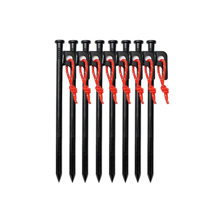 8 PCS 25cm Outdoor Camping Windproof Fixed Canopy Ground Nails-garmade.com